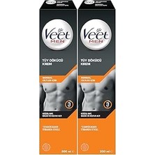 Uravas Store Veet Men Tüy Dökücü Krem Erkeklere Özel, (2 x 200 Ml)
