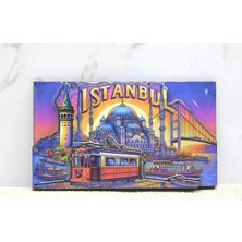 Fta Ticaret Ahşap Istanbul Temalı Magnet - Model 13
