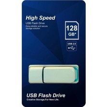 Elba Flash Bellek 128 Gb Plastik Beyaz-Mavi 2.0 Usb