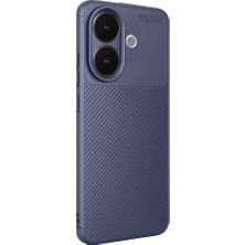 Apsuwa Vivo V60 Lite Kılıf Negro Karbon Desen Silikon + Ekran Koruyucu