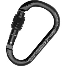 Kong Italy Kong Hms Napik Screw Sleeve 23KN Vidalı Karabina – En 362/B | En 12275/H | Uıaa | Eac Siyah