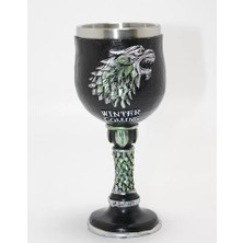 Zenvia Game Of Thrones House Stark 3D Kabartmalı Çelik Kadeh Bardak