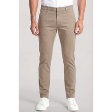 Paul & Shark Erkek Normal Kesim Pamuk ve Ipek Karışımlı Düz Paça Gri Pantolon 26414044-090