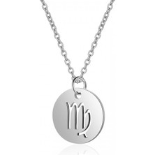 kuyumcudan Başak Burcu Dairesel Plaket - V015