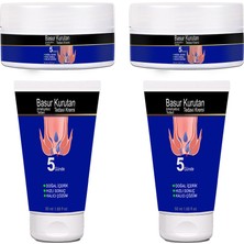 Basurkurutan Masaj Kremi 2şerli Set E Vitaminli Aslanpençesi Kestane Hellebore Çiçek Esktarları (50 Ml) Tüp&kavanoz