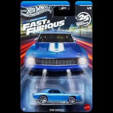 Hot Wheels Fast And Furious 1969 Camaro Silver Series Metal Araba