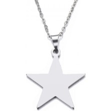 kuyumcudan Minimalist Yıldız Gümüş - V146