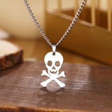 kuyumcudan Kuru Kafa Motifli Gümüş - V121