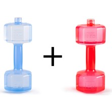 PS Spor Yeni Nesil Dambıl Şekilli Su Şişesi|1.5lt Spor Matara|mavi ve Pembe