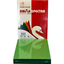  sınar a4 renkli fotokopi kağıdı 250 li 80 gram pastel yeşil 41a