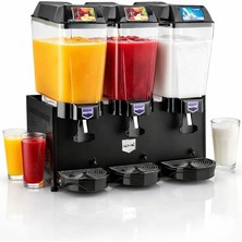 Remta 20+20+20 Litre Şerbet + Şerbet + Ayran Soğutucu Siyah - ST17