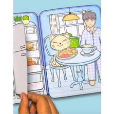 Farcy Kes-Yapıştır-Oyna 11 Sayfa Parça Erkek Giydirme Kombin Oyunu