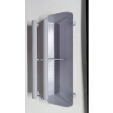 Netx 10 Adet Büyük Plastik Yemlik 21CM 2 Bölmeli