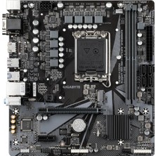 Tuba Toptaş Gıgabyte H610M H V2 Ddr5 5600 (Oc) VGA HDMI M.2 1700P USB 3.2 Gen1 (12-13-14. Nesil)