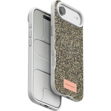 Mey Ithalat   iPhone 17 Air Bright Simli Kapak - Çöl Titanyum