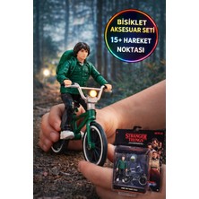 Toyfest Stranger Things Mike Wheeler Bisikletli Figür 10 cm Aksiyon Koleksiyon Oyuncak