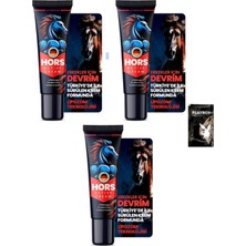 Hors Active Cream P.enis Kremi 50ML 3 Adet + 1 Adet Jel