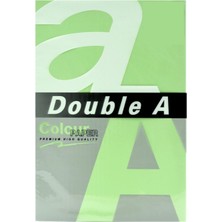  double-a renkli fotokopi kağıdı a4 80 gram pastel zümrüt yeşili (100 lü paket)