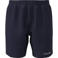 Calvin Klein Erkek Logo Detaylı Hızlı Kuruyan Kumaşlı Lacivert Deniz Şortu LV00NM2989-0PP