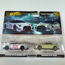 Hot Wheels Premium 2'li Nissan Gt-R Nismo Gt3 / Nissan Gt-R (R35) Model Arabalar
