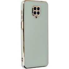 Buğz Xiaomi Redmi Note 9 Pro Kılıf Volet Silikon - Açık Yeşil