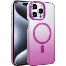 Buğz Iphone 15 Pro Max Glossy Magsafe Kapak - Mor
