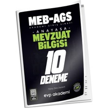 Anla Kazan Yayınları Evp Akademi Meb-Ags Mevzuat Bilgisi 10 Deneme Çözümlü Evp Akademi