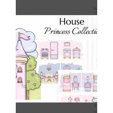 Farcy Prenses Şatosu Kes-Yapıştır-Oyna Kız Giydirme Kombin Oyunu Makaslı Etkinlik Seti