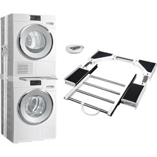 Sunup Çamaşır Makinesi ve Kurutucu Istifleme Seti Askılıklı