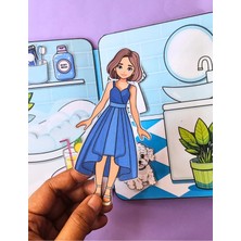 Farcy Kes-Yapıştır-Oyna 20+ Parça Kız Giydirme Kombin Oyunu