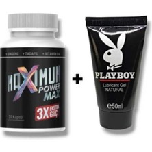Maximum Power Max 3x Erkeklere Özel 30'lu Muzice Kayganlaştırıcı Jel 50 ml