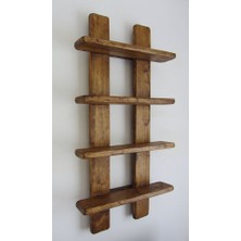 Timber's Team Lumira Ahşap Duvar Rafı