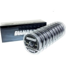 Bauer Diamond Titanium Plus Fluorocarbon Kaplama 100 mt Olta Misinası - Füme Renk