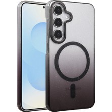 Buğz Samsung Galaxy S25 Glossy Magsafe Kapak - Siyah