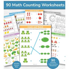 Farcy 90 Adet Okul Öncesi Çizgi Takibi Matematik Harfler Worksheet Motor Becerici Geliştirme A4 Sayfaları