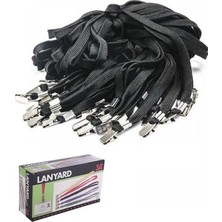 3A Yaka Kartı İpi Siyah 150 Li (1 Paket 150 Adet)