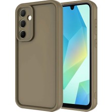 Buğz Samsung Galaxy A16 5g Kılıf Viera Silikon - Kahverengi