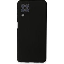 Buğz Samsung Galaxy A22 Kılıf Nano Içi Kadife Silikon - Siyah