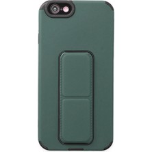 Mey Ithalat  iPhone 6 Kılıf Mega Standlı Silikon - Yeşil