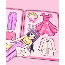 Farcy Kes-Yapıştır-Oyna 6 Sayfa Kız Giydirme Kombin Oyunu