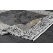 Almoss Halı Aspendos 4390 A Gri -Sarı