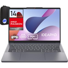 Lenovo Ideapad Slim 3 Amd Ryzen 7 170 Cpu 8gb Ram 512GB SSD Radeon 680 M Windows 11 Pro 14'' 83K6006JTREP5 + Elektropasaj Çanta
