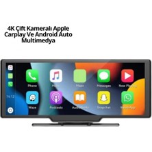 MiraLive Honda Civic, Jazz, Hr-V, Cr-V, Nissan Qashqai, Micra, Juke,uyumlu Kablosuz Carplay & Android Auto Multimedya – Geri Görüş Kameralı