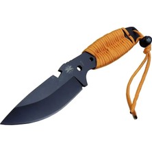 Magicool Gear Assault 0238TRN Kamp Bıçağı 22,5 cm - Turuncu, Metal Ipli Sap