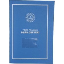 Gülpaş Ders Defteri Yoklamalı Plastik Kapak 6-7-8 Sınıf 7 Ders 25X35Cm 416