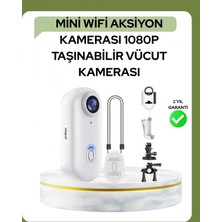 MiraLive 1080P Wifi Spor Kamerası Su Geçirmez Mini Aksiyon Kamera