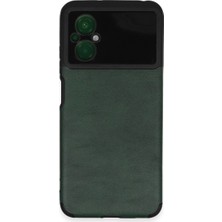 Magicool Xiaomi Poco M5 Kılıf Loop Deri Silikon - Yeşil