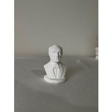 CEG Art Gallery Taş Boyama Seti - Atatürk Büstü ve 5'li Bayrak Seti - 1 Adet Fırça +  3 Renk Boya
