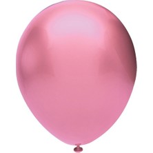 Bafix Balon Metalik Pembe (100 Lü Paket)