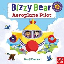 Nosy Crow Bizzy Bear Aeroplane Pilot Eğlenceli Kitap Dayanıklı Karton Sayfalarla 1-4 Yaş İçin